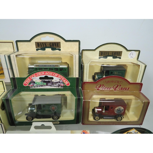 820 - Sixteen Die Cast Model Vehicles  .   All boxed and in unused condition.  See photos for details.