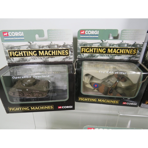 822 - Selection of Corgi Die Cast Model Fighting Machine Models . All in boxed and unused condition. See p... 