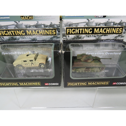 822 - Selection of Corgi Die Cast Model Fighting Machine Models . All in boxed and unused condition. See p... 