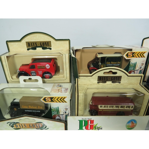 825 - Sixteen Die Cast Model Vehicles  .   All boxed and in unused condition.  See photos for details.