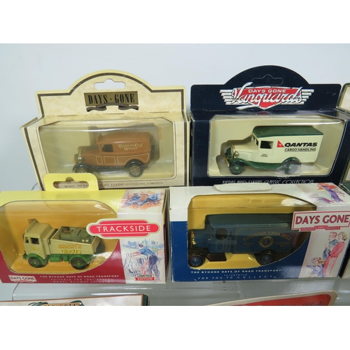 827 - Sixteen Die Cast Model Vehicles  .   All boxed and in unused condition.  See photos for details.