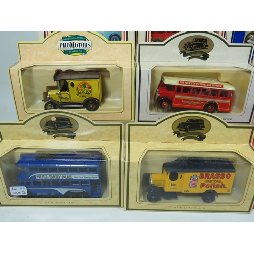 830 - Sixteen Die Cast Model Vehicles  .   All boxed and in unused condition.  See photos for details.