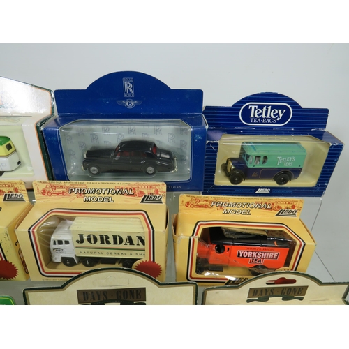 833 - Sixteen Die Cast Model Vehicles  .   All boxed and in unused condition.  See photos for details.