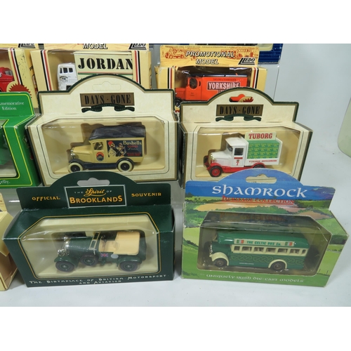 833 - Sixteen Die Cast Model Vehicles  .   All boxed and in unused condition.  See photos for details.