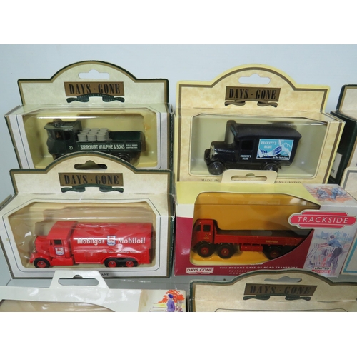 834 - Sixteen Die Cast Model Vehicles  .   All boxed and in unused condition.  See photos for details.