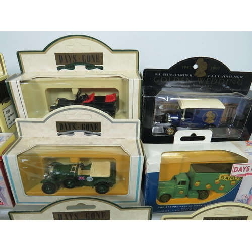 834 - Sixteen Die Cast Model Vehicles  .   All boxed and in unused condition.  See photos for details.