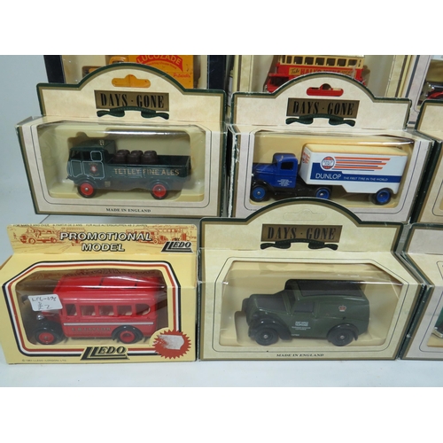 835 - Sixteen Die Cast Model Vehicles  .   All boxed and in unused condition.  See photos for details.