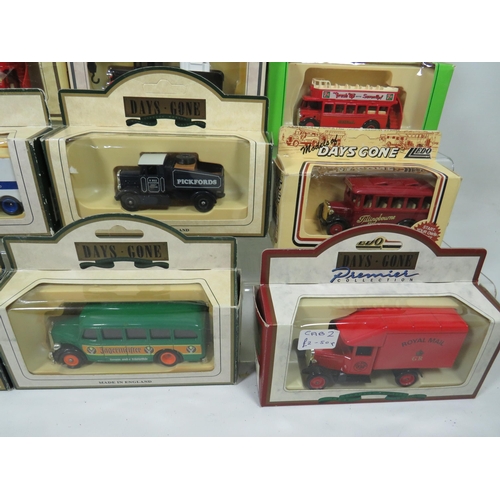 835 - Sixteen Die Cast Model Vehicles  .   All boxed and in unused condition.  See photos for details.