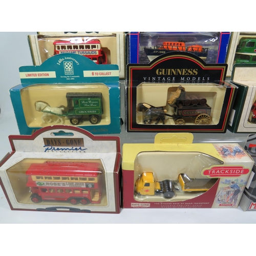 838 - Sixteen Die Cast Model Vehicles  .   All boxed and in unused condition.  See photos for details.