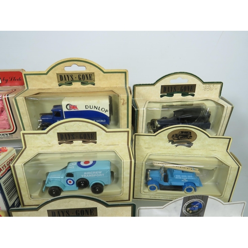 839 - Sixteen Die Cast Model Vehicles  .   All boxed and in unused condition.  See photos for details.