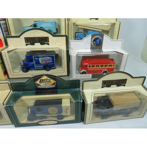 839 - Sixteen Die Cast Model Vehicles  .   All boxed and in unused condition.  See photos for details.