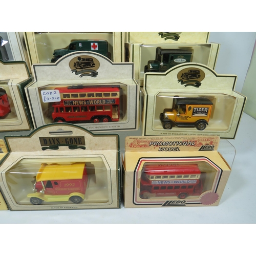 840 - Sixteen Die Cast Model Vehicles  .   All boxed and in unused condition.  See photos for details.