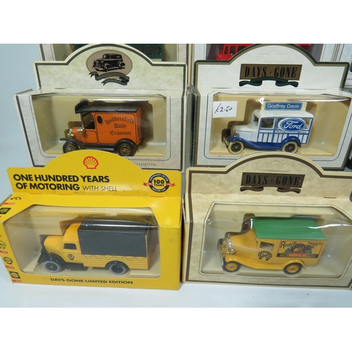 841 - Sixteen Die Cast Model Vehicles  .   All boxed and in unused condition.  See photos for details.