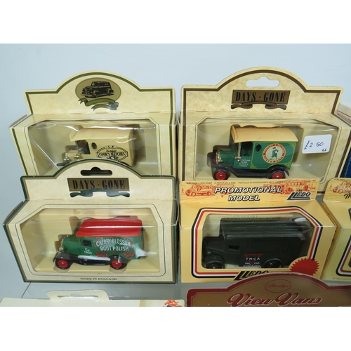 842 - Sixteen Die Cast Model Vehicles  .   All boxed and in unused condition.  See photos for details.