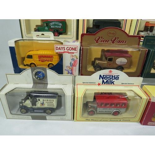 842 - Sixteen Die Cast Model Vehicles  .   All boxed and in unused condition.  See photos for details.