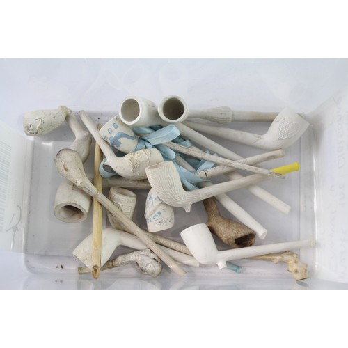 641 - Clay Pipes Inc Various Sizes, Styles, & Designs Joblot 575769