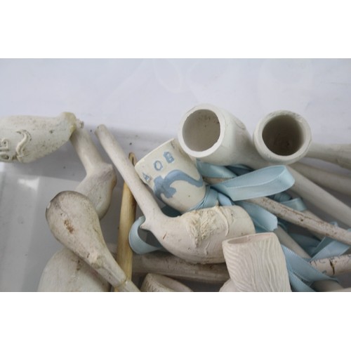 641 - Clay Pipes Inc Various Sizes, Styles, & Designs Joblot 575769