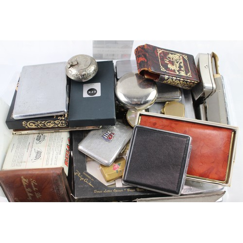 649 - Antique Vintage Cigarette Case Tobacciana Collectables Inc EPNS Etc Joblot 575742