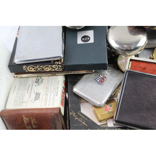 649 - Antique Vintage Cigarette Case Tobacciana Collectables Inc EPNS Etc Joblot 575742