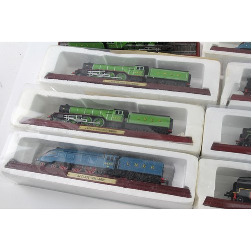 655 - Display Model Trains Inc Mallard, Flying Scotsman, Duchess LMS, Boxed, Etc x 16 2306480