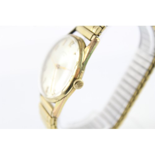 658 - Vintage Rotary Gold Tone Watch Hand-Wind Working 411939