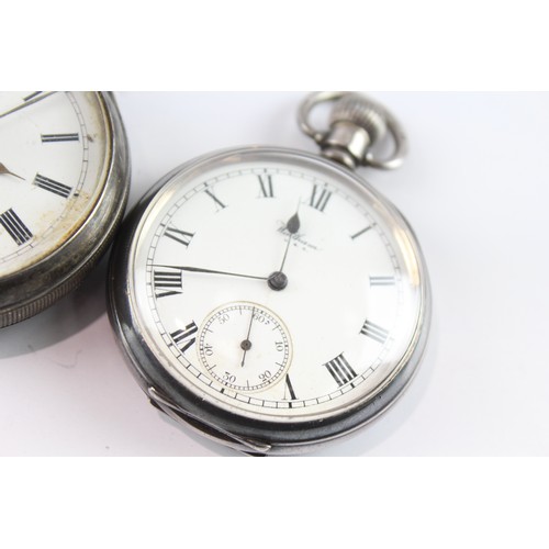 663 - Mixed Grade Silver Cased Pocket Watches Mechanical SPARES/REPAIRS x 3 2395924