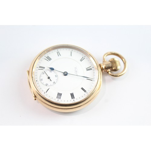 667 - Waltham Open Face Rolled Gold Pocket Watch Hand-Wind SPARES/REPAIRS 2395846