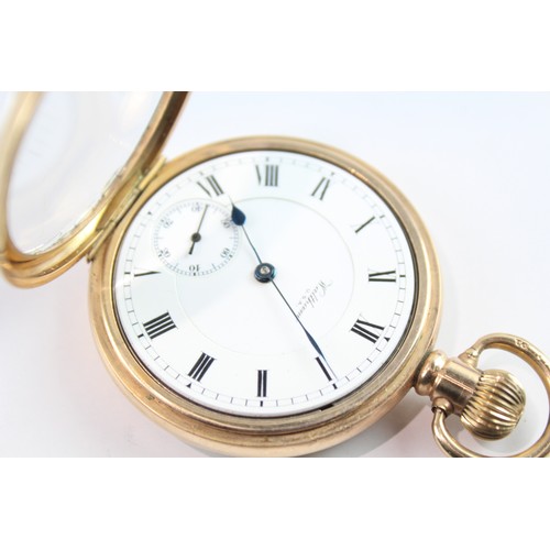 667 - Waltham Open Face Rolled Gold Pocket Watch Hand-Wind SPARES/REPAIRS 2395846