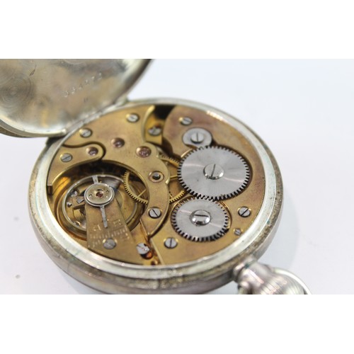 669 - 925 Silver Open Face Pocket Watch Hand-Wind Working 2395914