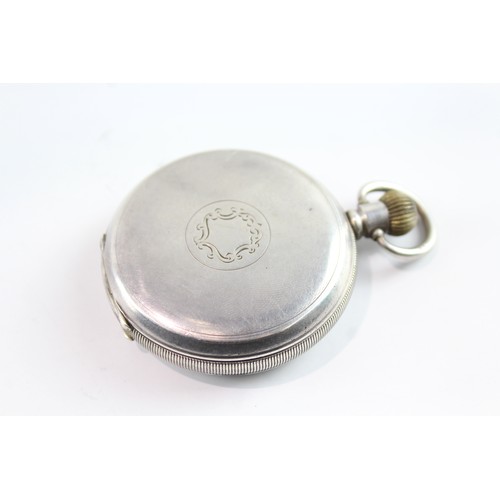 670 - 925 Silver Waltham Open Face Pocket Watch Hand-Wind SPARES/REPAIRS 2395953