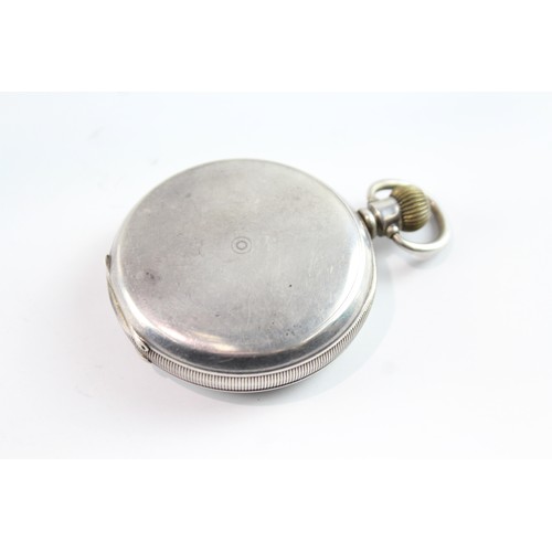 670 - 925 Silver Waltham Open Face Pocket Watch Hand-Wind SPARES/REPAIRS 2395953