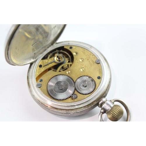 670 - 925 Silver Waltham Open Face Pocket Watch Hand-Wind SPARES/REPAIRS 2395953