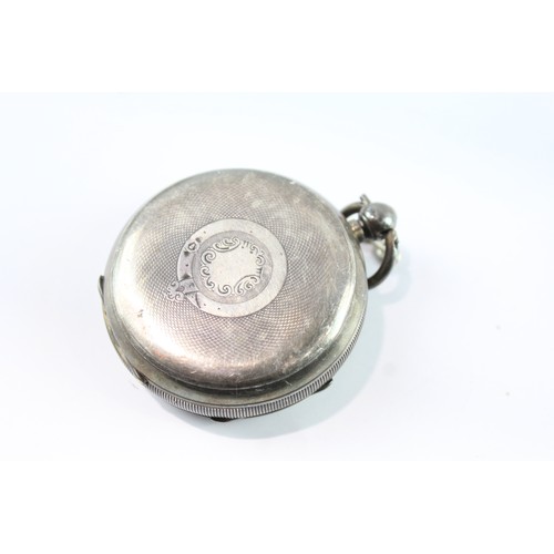 672 - 925 Silver Open face Pocket Watch Key-Wind Working 2395930