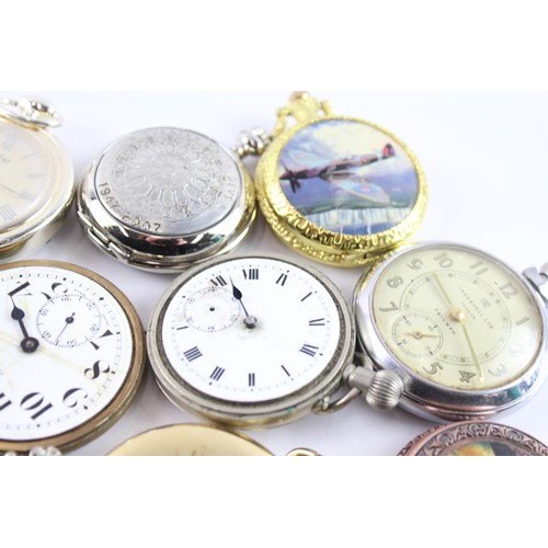 674 - Job Lot Assorted Vintage/Later Pocket Watches Quartz/Mechanical UNTESTED x 25 411932