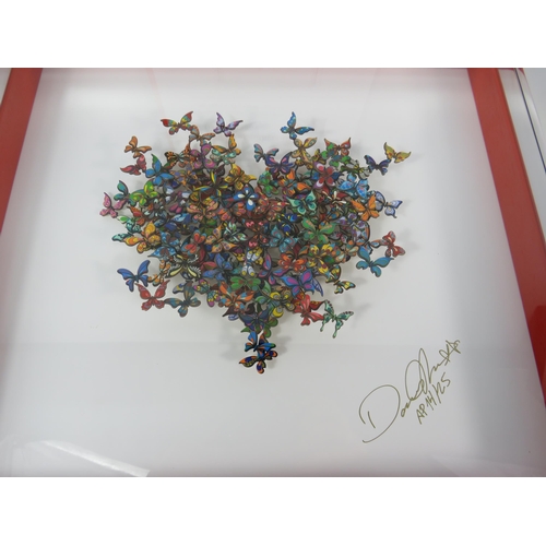 312 - Dravid Kracov Limited edition 3d multilayered papercut butterfly sculpture art 