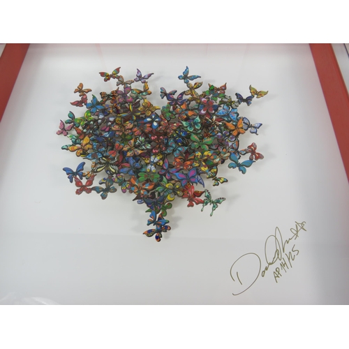 312 - Dravid Kracov Limited edition 3d multilayered papercut butterfly sculpture art 