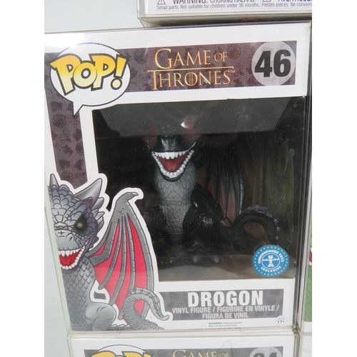 848 - Five Funko POP Game of Thrones Figures. All boxed and in unused condition.  See photos for details.