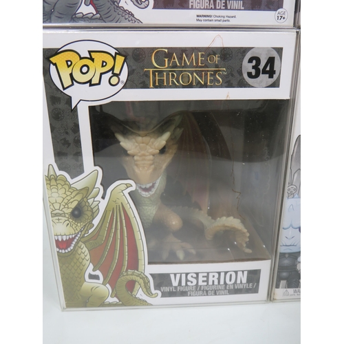 848 - Five Funko POP Game of Thrones Figures. All boxed and in unused condition.  See photos for details.