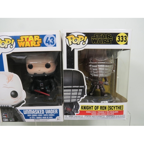 849 - Six Funko POP Star Wars Figures. All boxed and in unused condition. See photos for details.