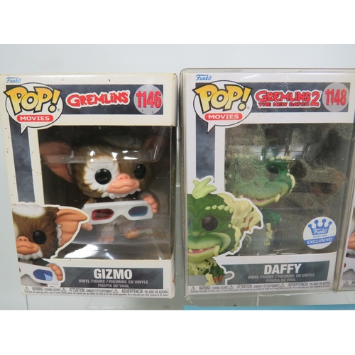 857 - Six Funko POP Gremlins Figures. All boxed and in unused condition. See photos for details.