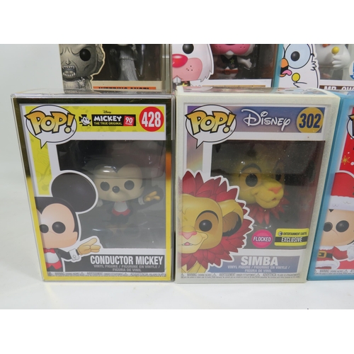 863 - Six Assorted Funko POP figures.   All boxed and in unused condition. See photos for details.