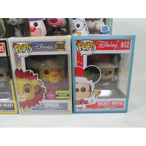 863 - Six Assorted Funko POP figures.   All boxed and in unused condition. See photos for details.