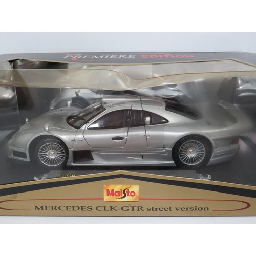 878 - Sun Star 1:18 Scale Die Cast Model of a Porsche 356A plus a Maisto 1:18 Die cast Scale model of a Me... 