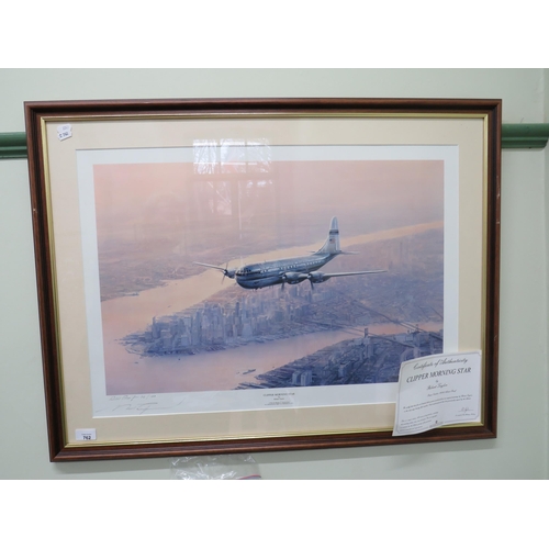 686 - Robert Taylor Print,  Clipper Morning Star, Ltd Ed Artists proof  32/100 with Cert of Auth Frame siz... 