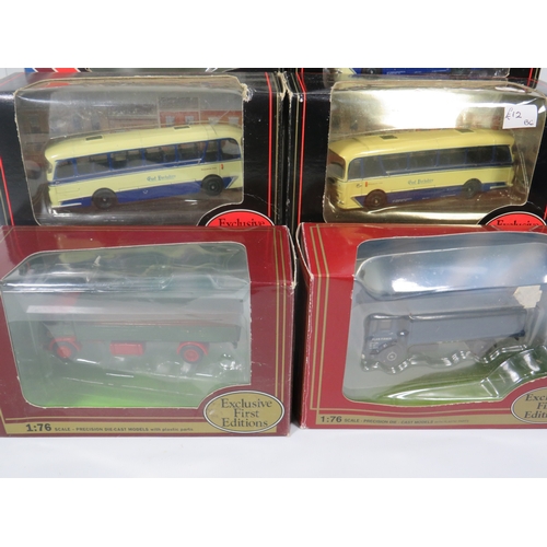 894 - Eight 1:76 Scale Die cast Model First Edition Vehicles. All boxed and in unused condition. See photo... 