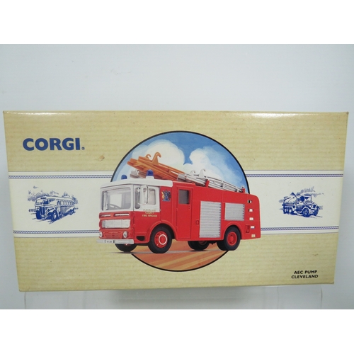 897 - Three Corgi Classics Fire Fighting Vehicles plus one Corgi Tanker. All in boxed and unused condition... 