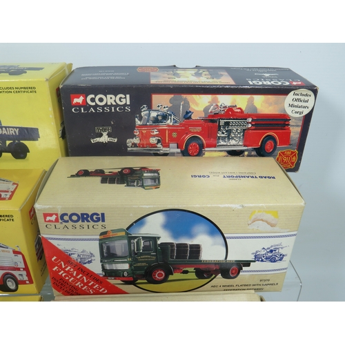 898 - Eight Corgi Classics Commercial Vehicles. All boxed and in unused conditions.  See photos for detail... 