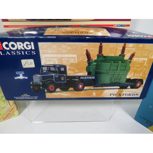 900 - Four Corgi Heavy Haulage and recovery sets. All boxed and in unused condition.  See photos for detai... 