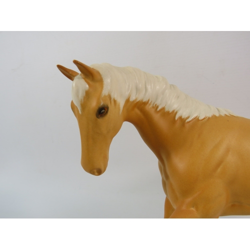 16a - Beswick Matt Palomino Spirit of Youth horse figurine.