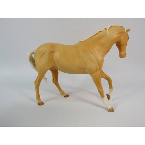 16a - Beswick Matt Palomino Spirit of Youth horse figurine.